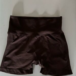 Women's Chocolate Brown Bike Shorts